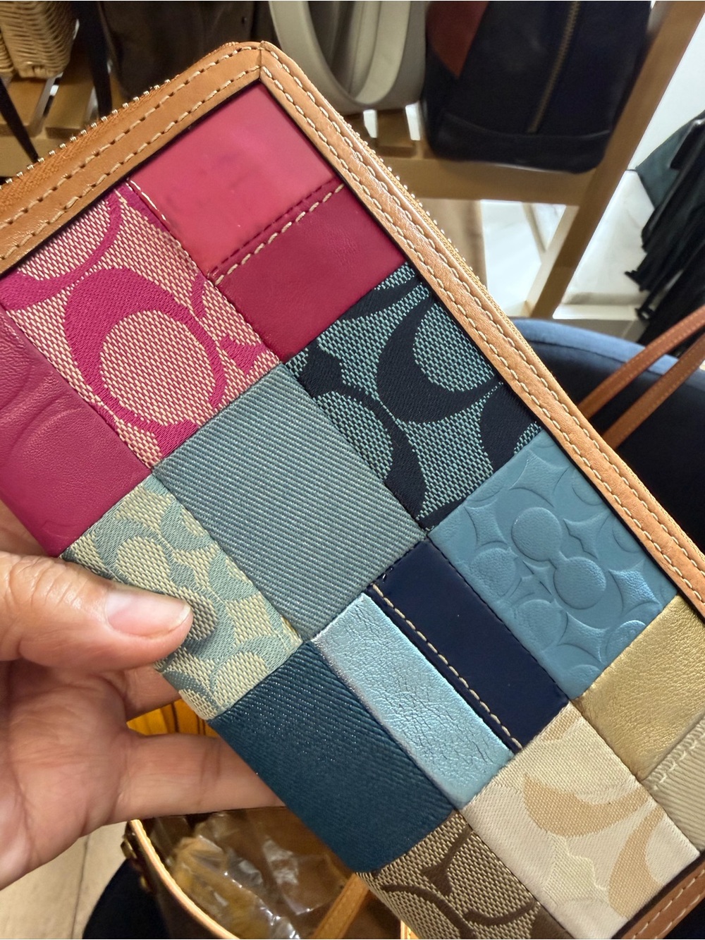 Vintage Coach patchwork NEW - Picture 9 of 12